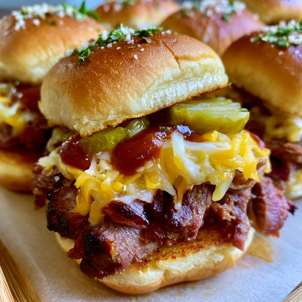 Smoked Beef Sliders
