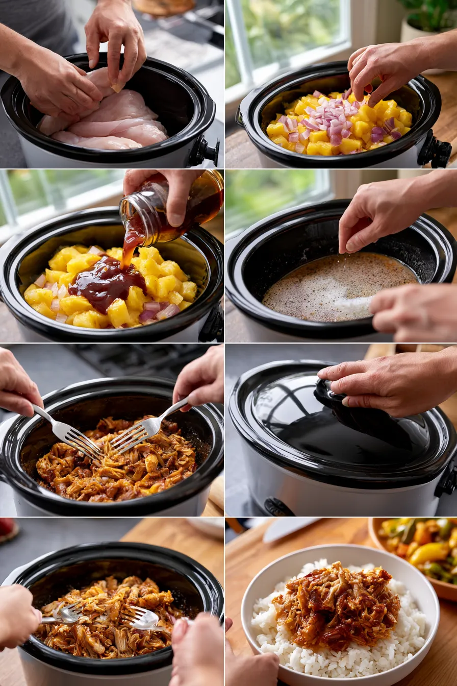 Sweet Hawaiian Crockpot Chicken