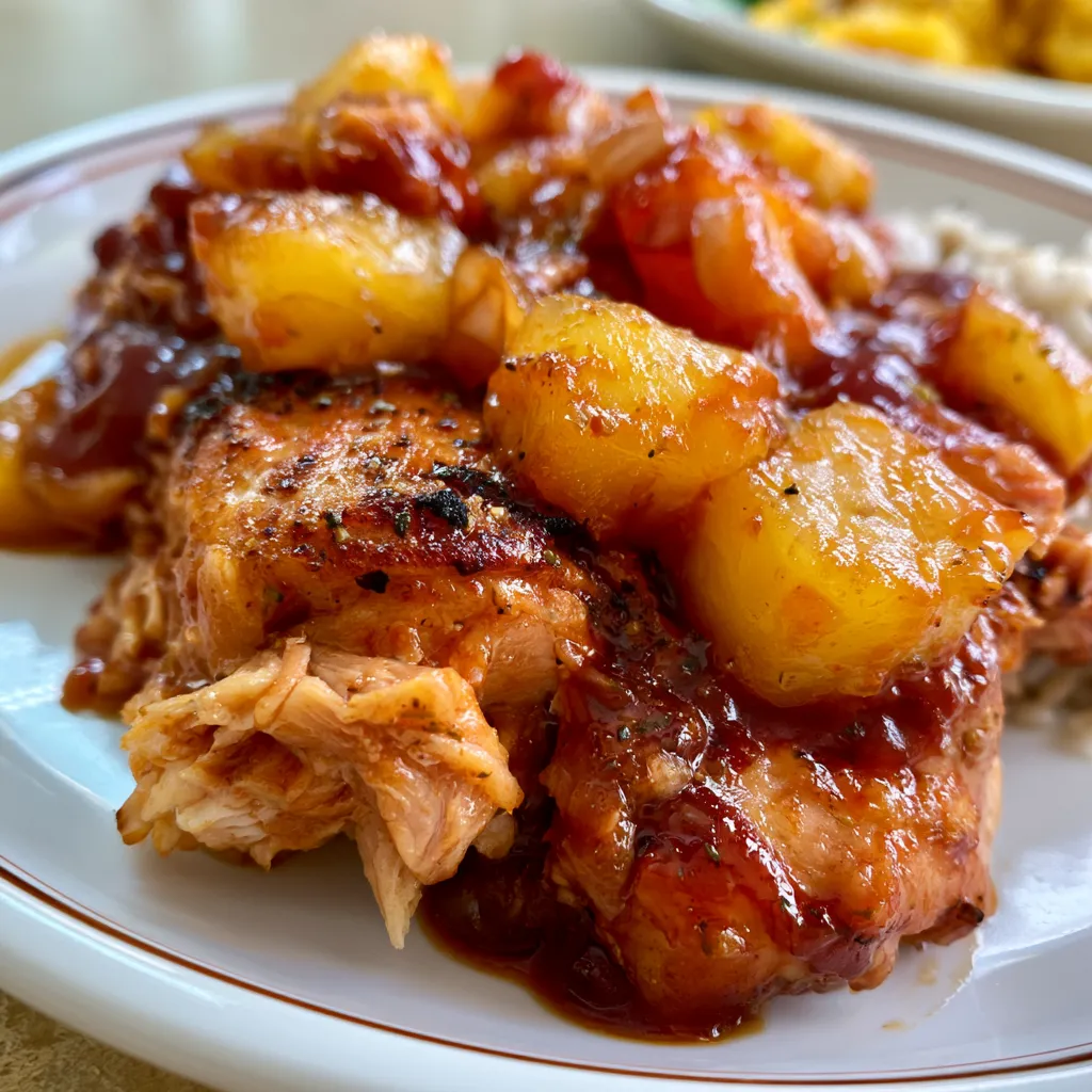 Sweet Hawaiian Crockpot Chicken