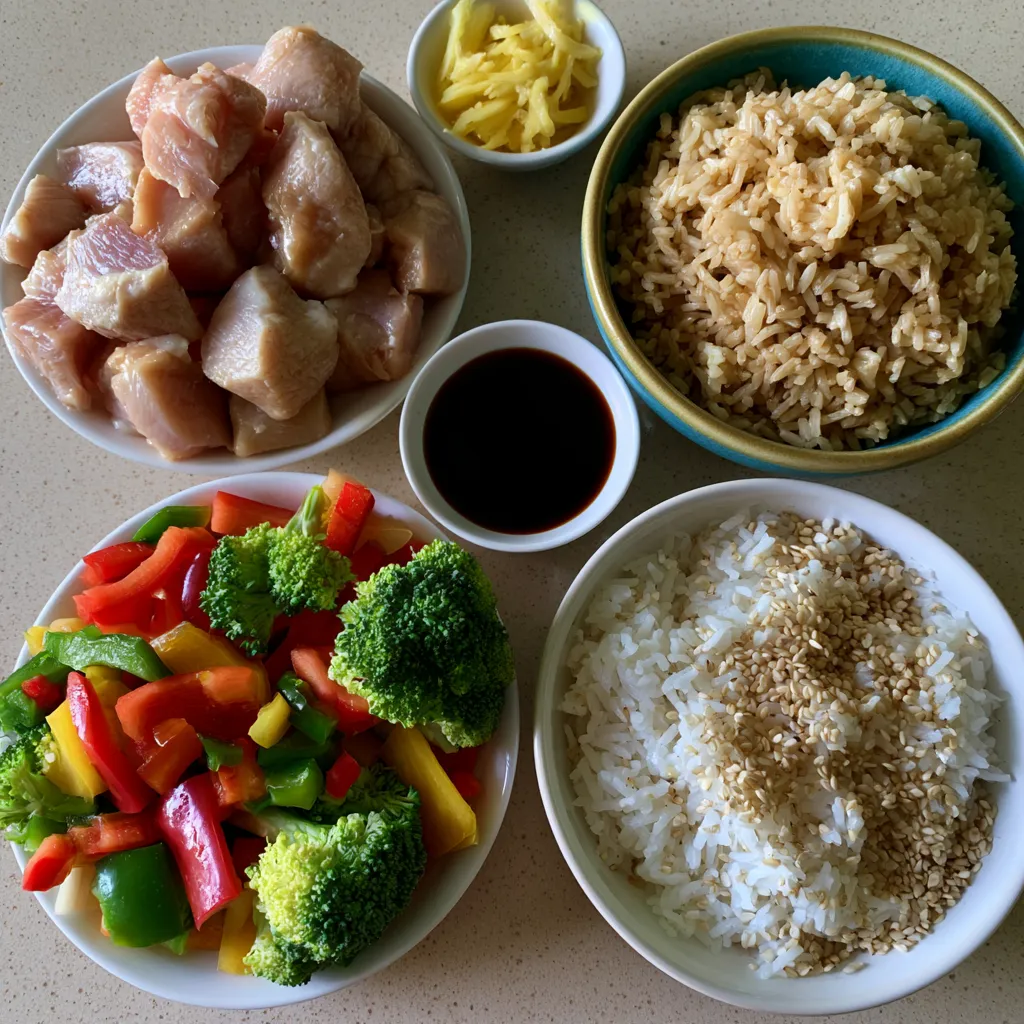 Teriyaki Chicken Rice Bowl