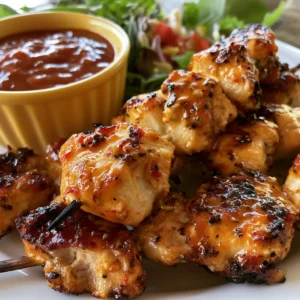 Bang Bang Chicken Skewers