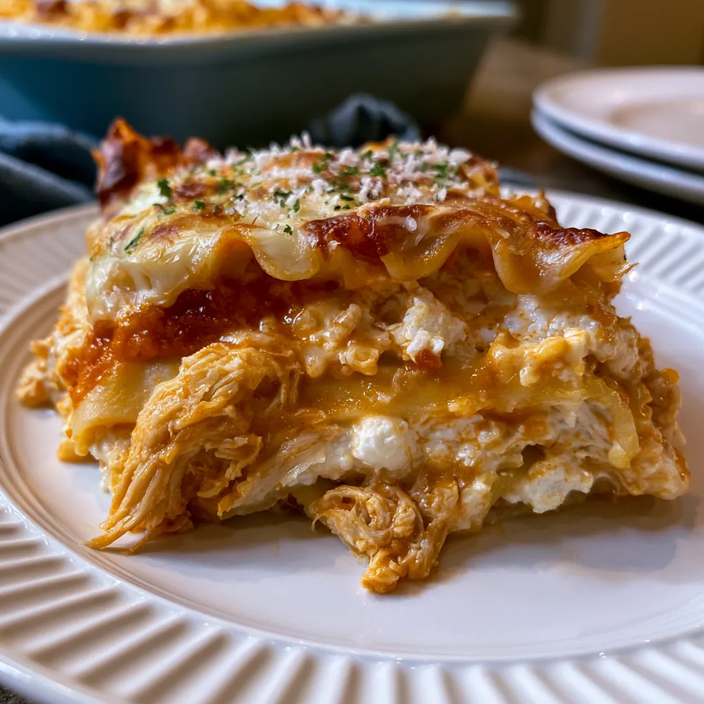 Buffalo Chicken Lasagna