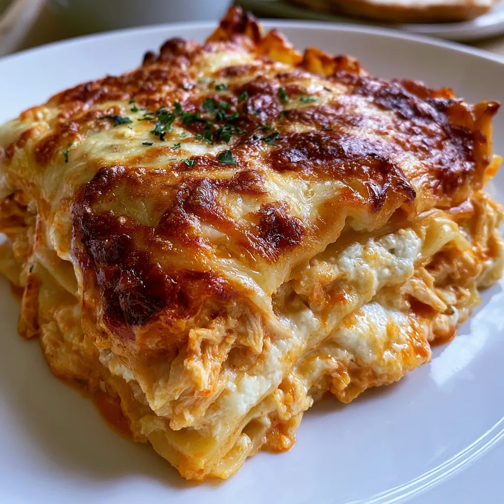 Buffalo Chicken Lasagna