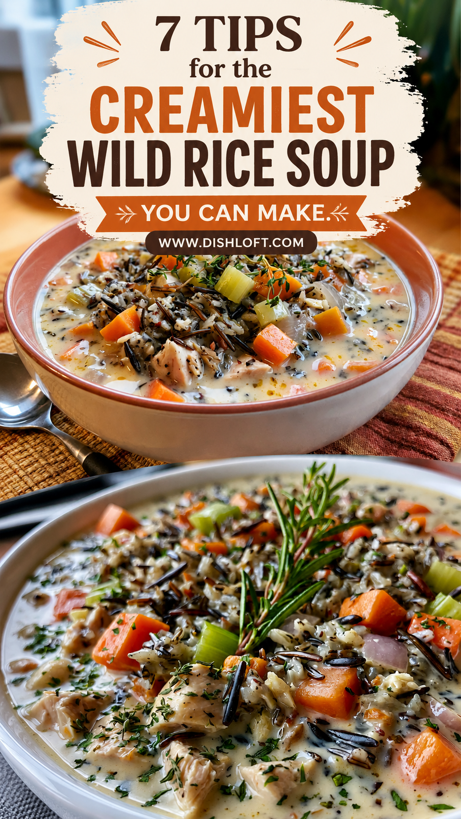 Creamy Crockpot Wild Rice Soup