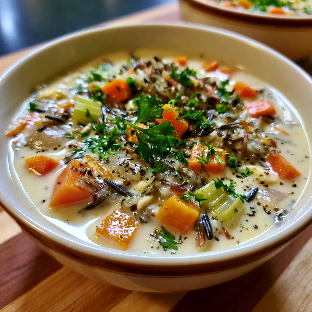 Creamy Wild Rice Soup