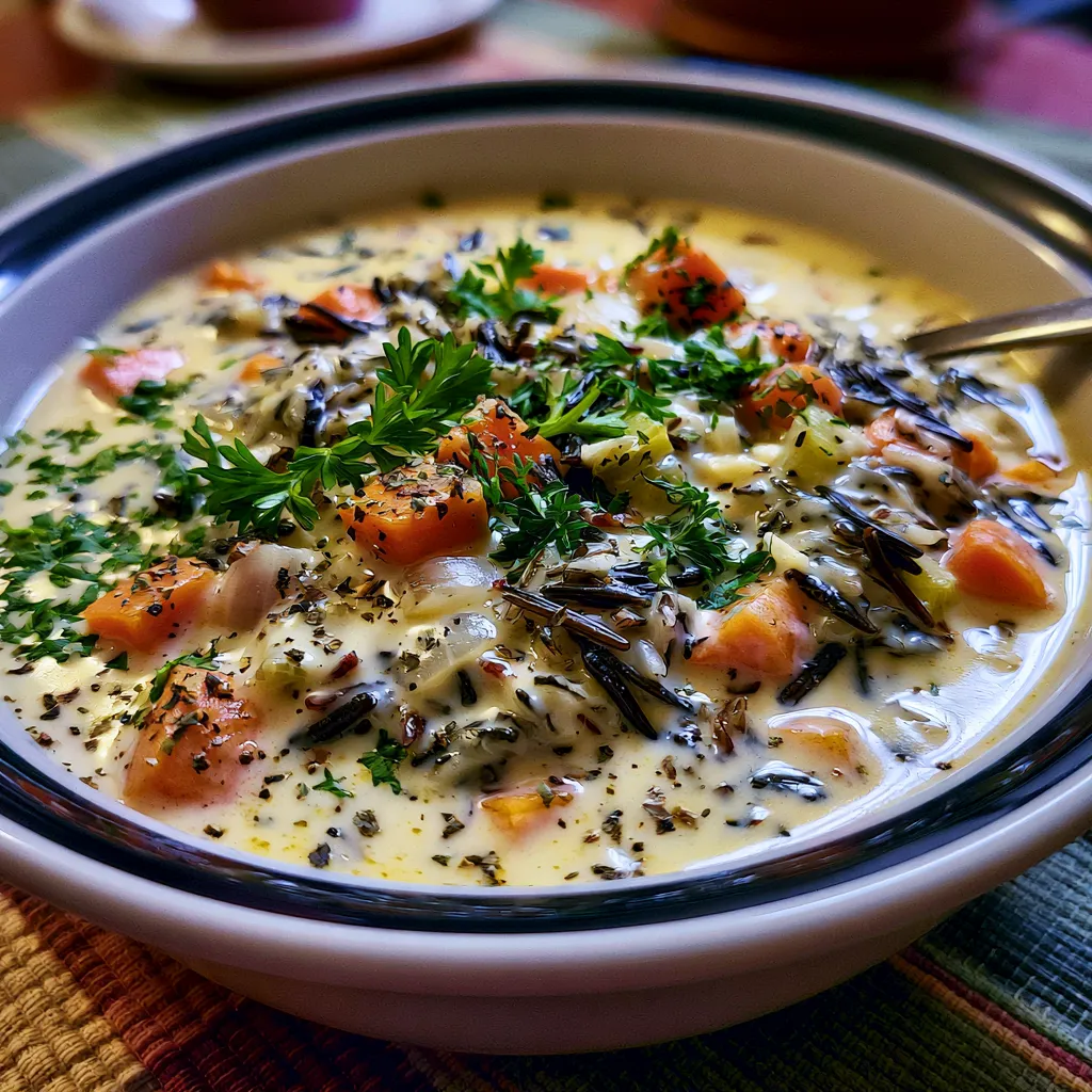 Creamy Wild Rice Soup