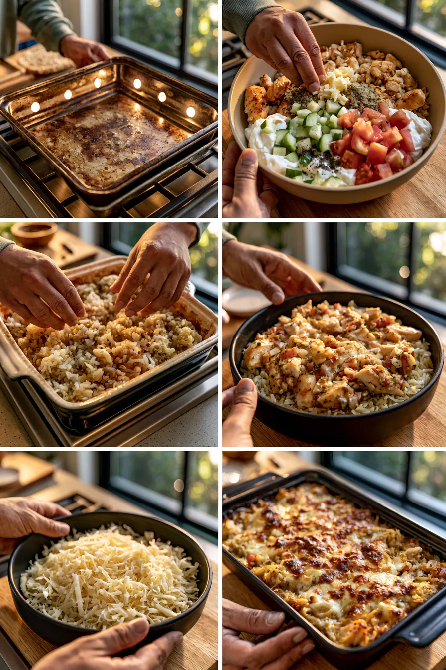 Greek-Inspired Chicken Casserole