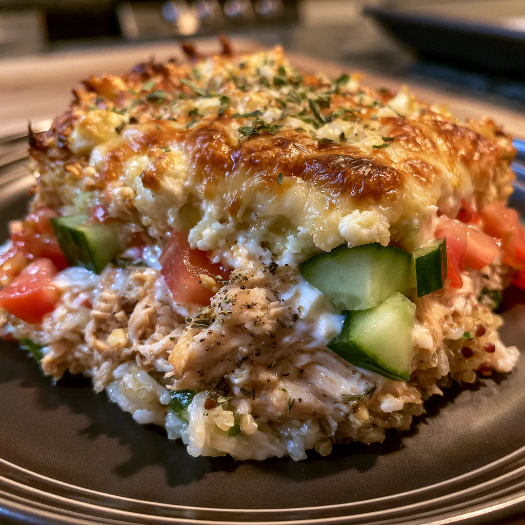 Greek-Inspired Chicken Casserole