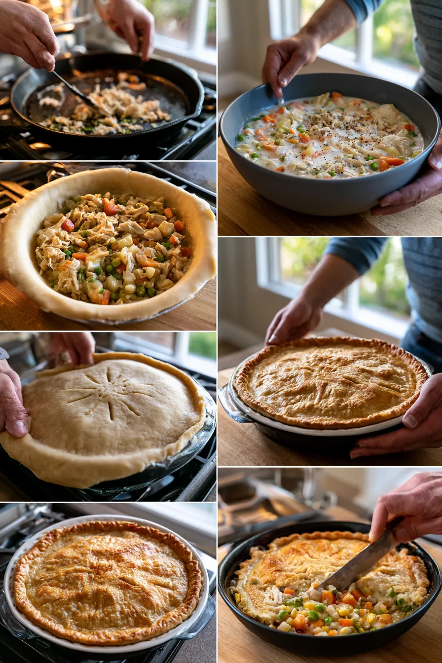 Homemade Chicken Pot Pie Casserole