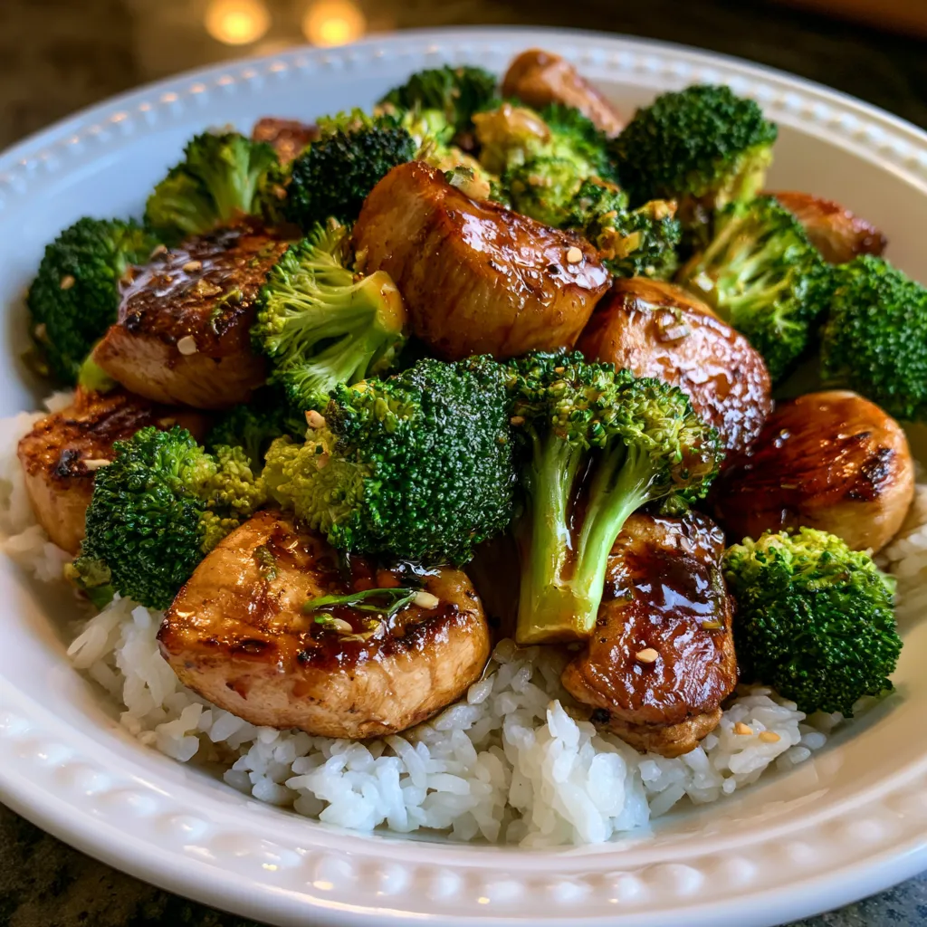 Juicy Teriyaki Chicken With Broccoli
