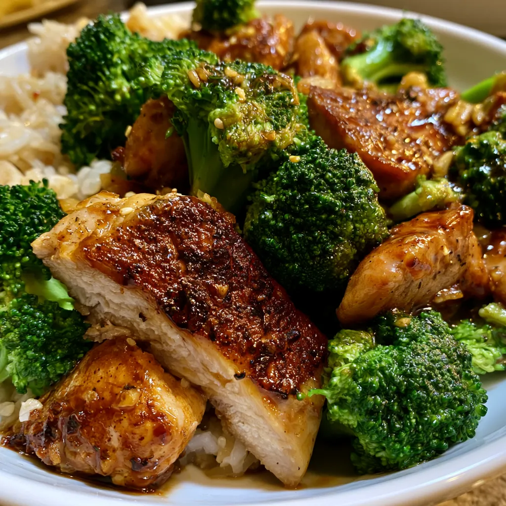 Juicy Teriyaki Chicken With Broccoli
