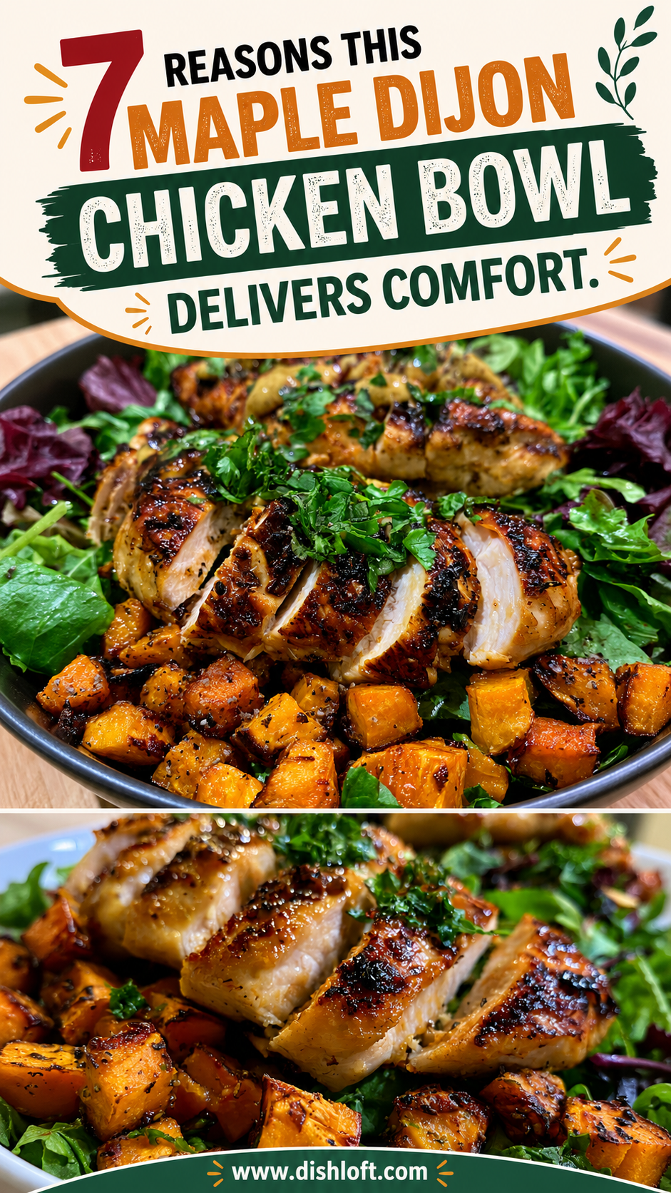 Maple Dijon Chicken Bowl