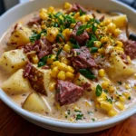 Smoked Beef Corn Chowde