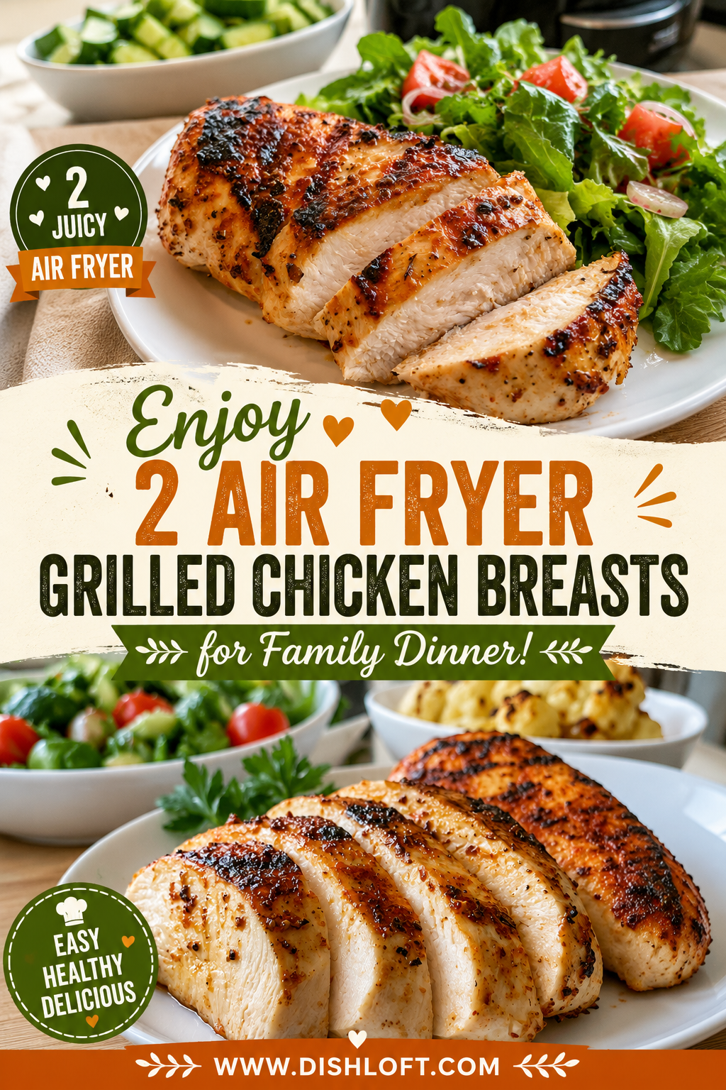 air fryer grilled chicken breast