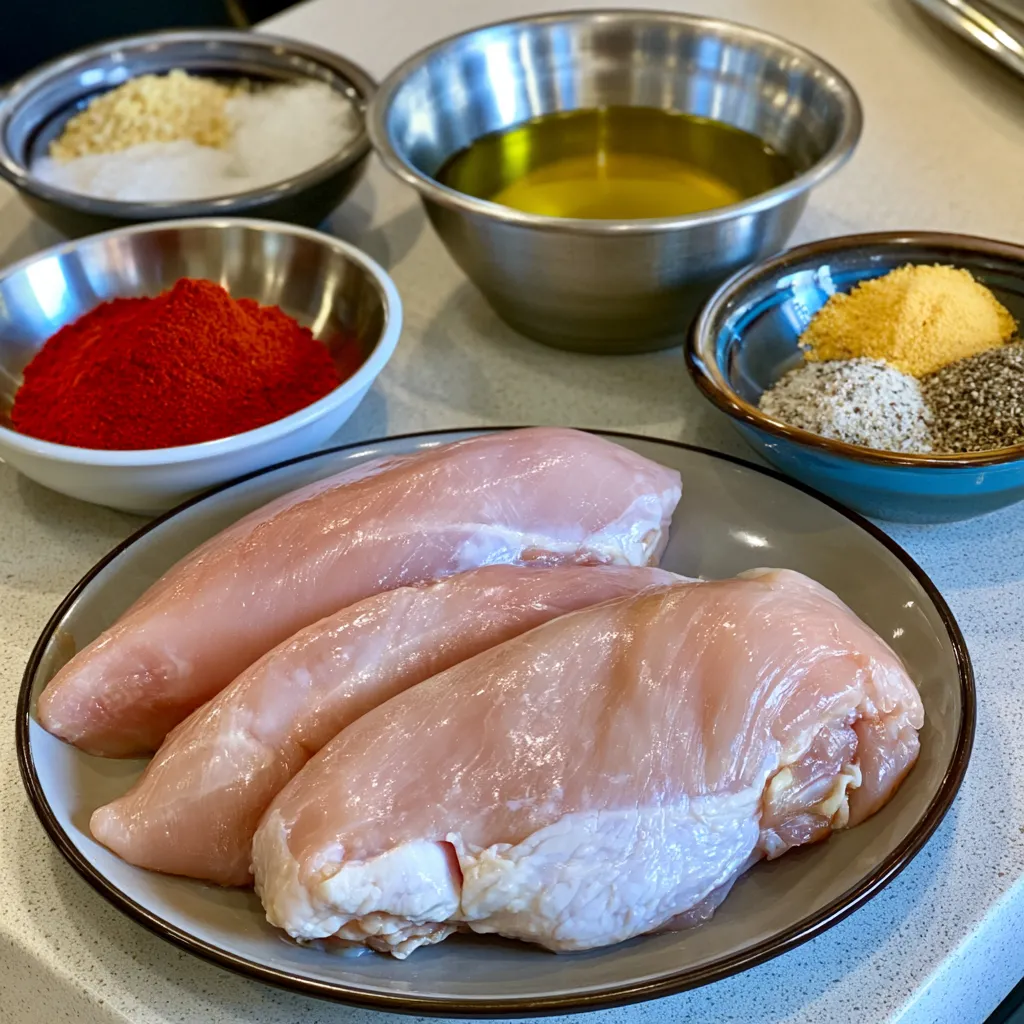 air fryer grilled chicken breast