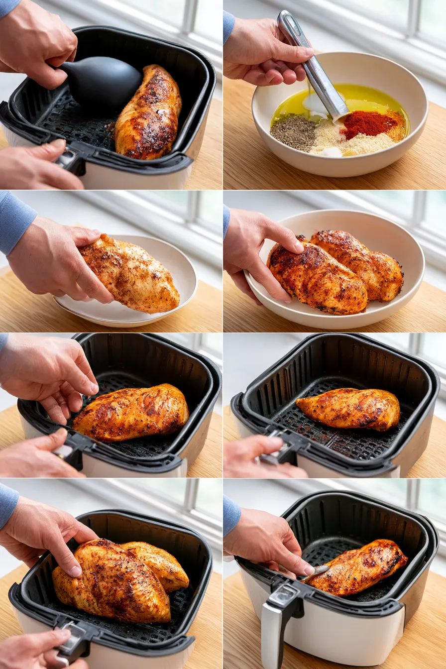 air fryer grilled chicken breast