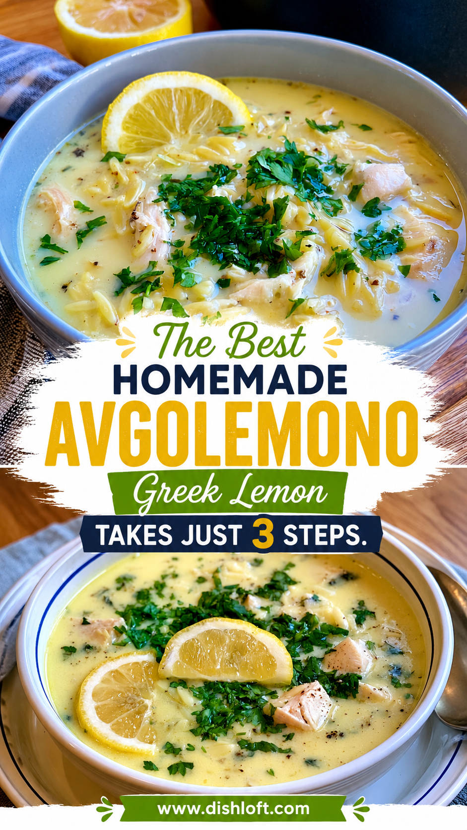 avgolemono greek lemon chicken soup