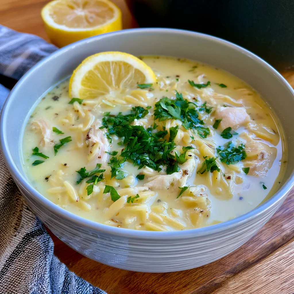 avgolemono greek lemon chicken soup