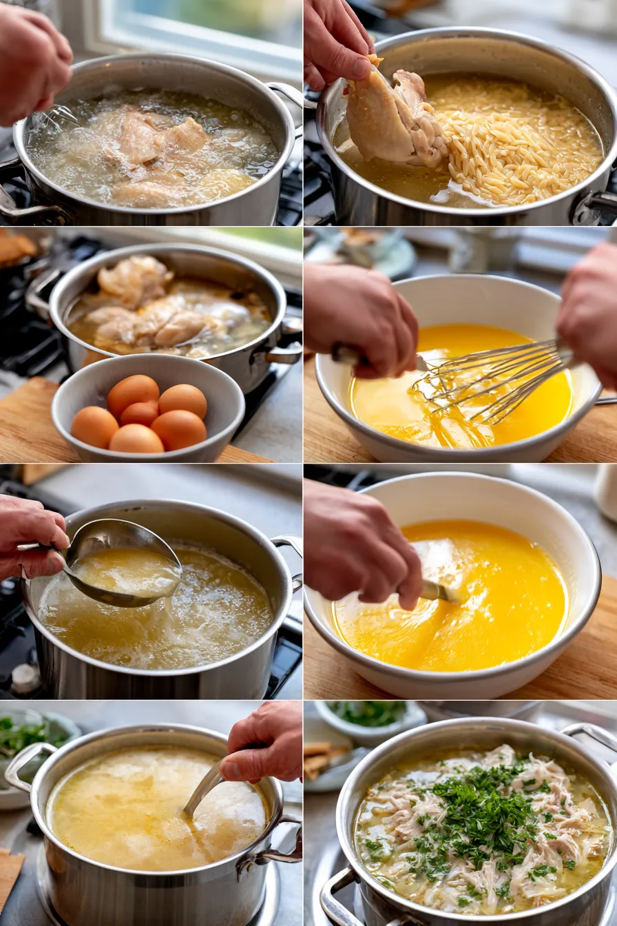 avgolemono greek lemon chicken soup