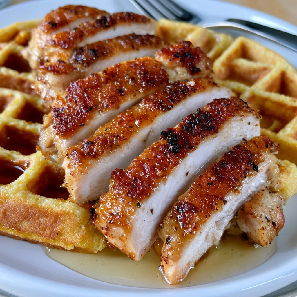 air fryer chicken and waffles