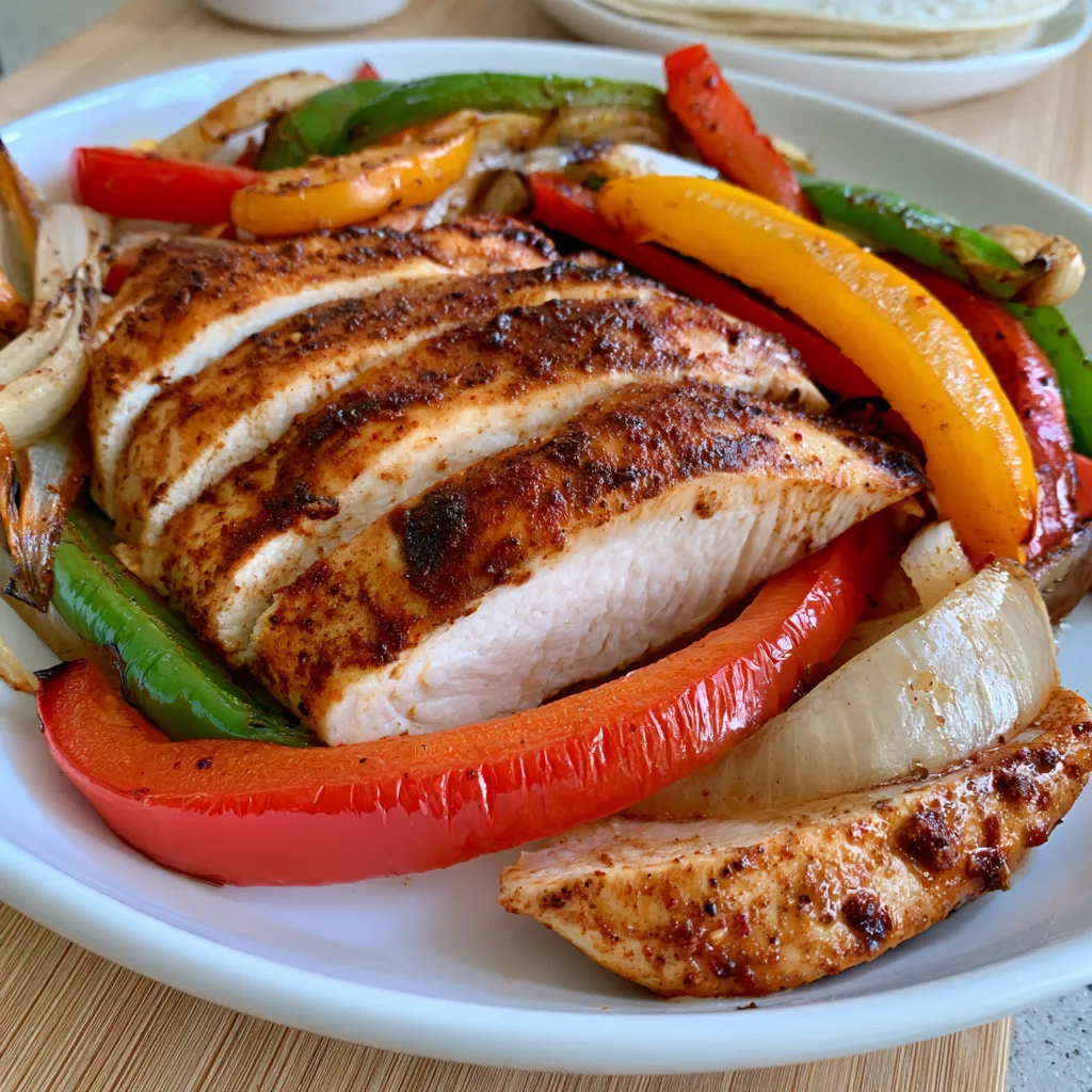 air fryer chicken fajitas