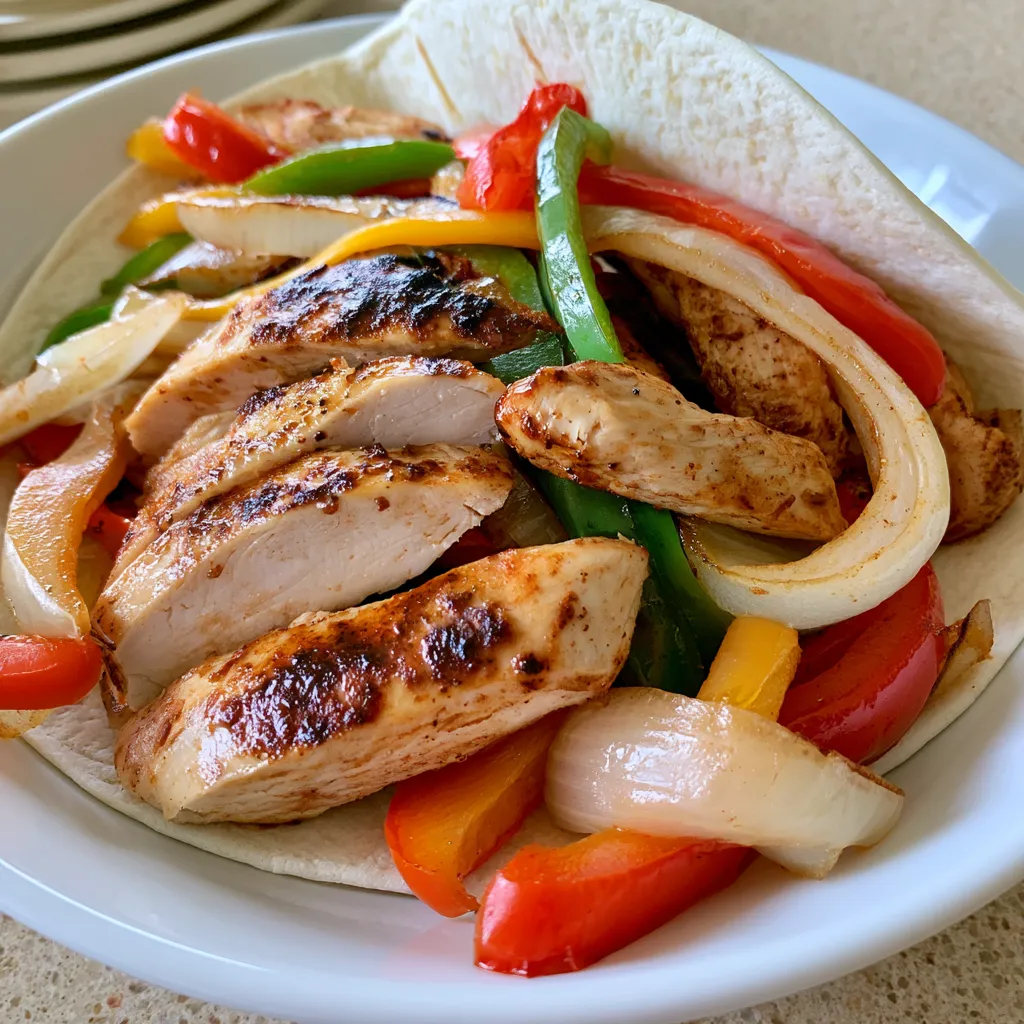 air fryer chicken fajitas