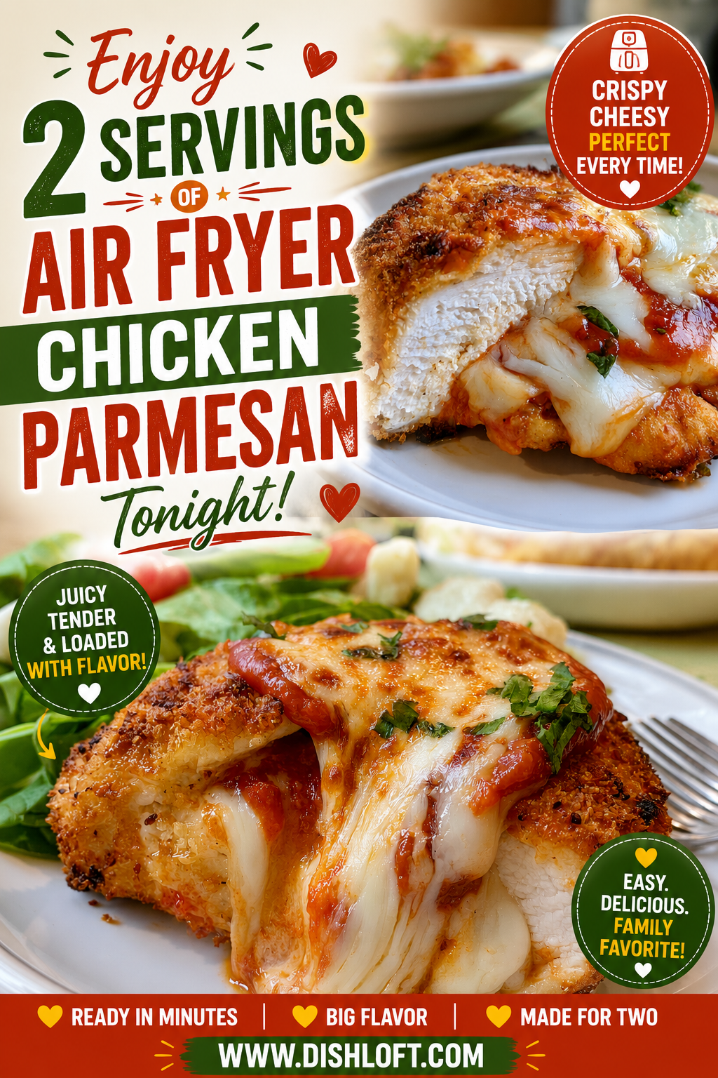 air fryer chicken parmesan