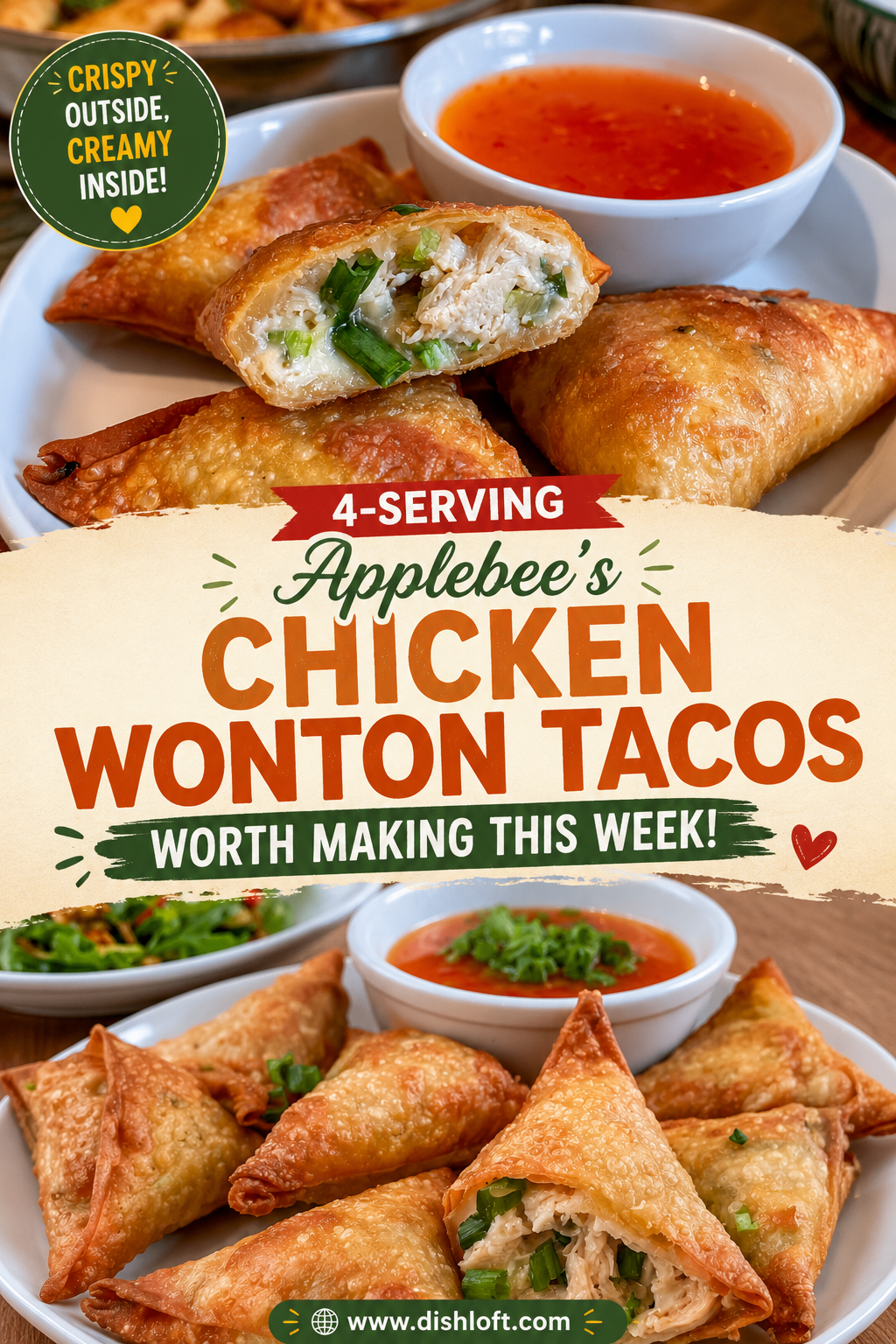 applebee’s chicken wonton tacos