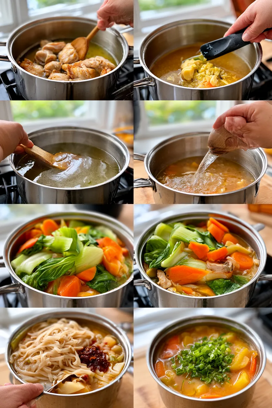 asian chicken noodle soup