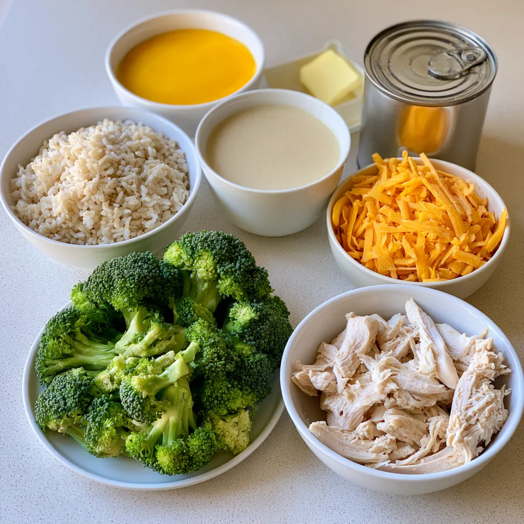 broccoli cheddar chicken and rice casserole