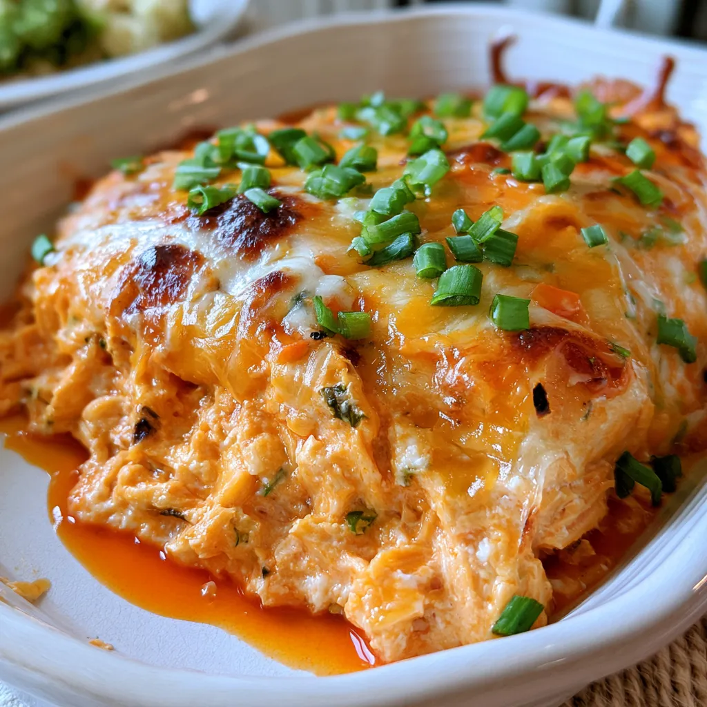 buffalo chicken cheese bake