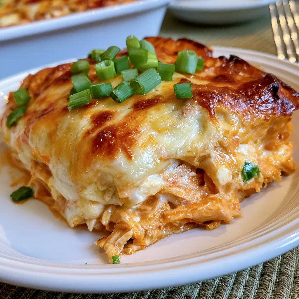 buffalo chicken cheese bake