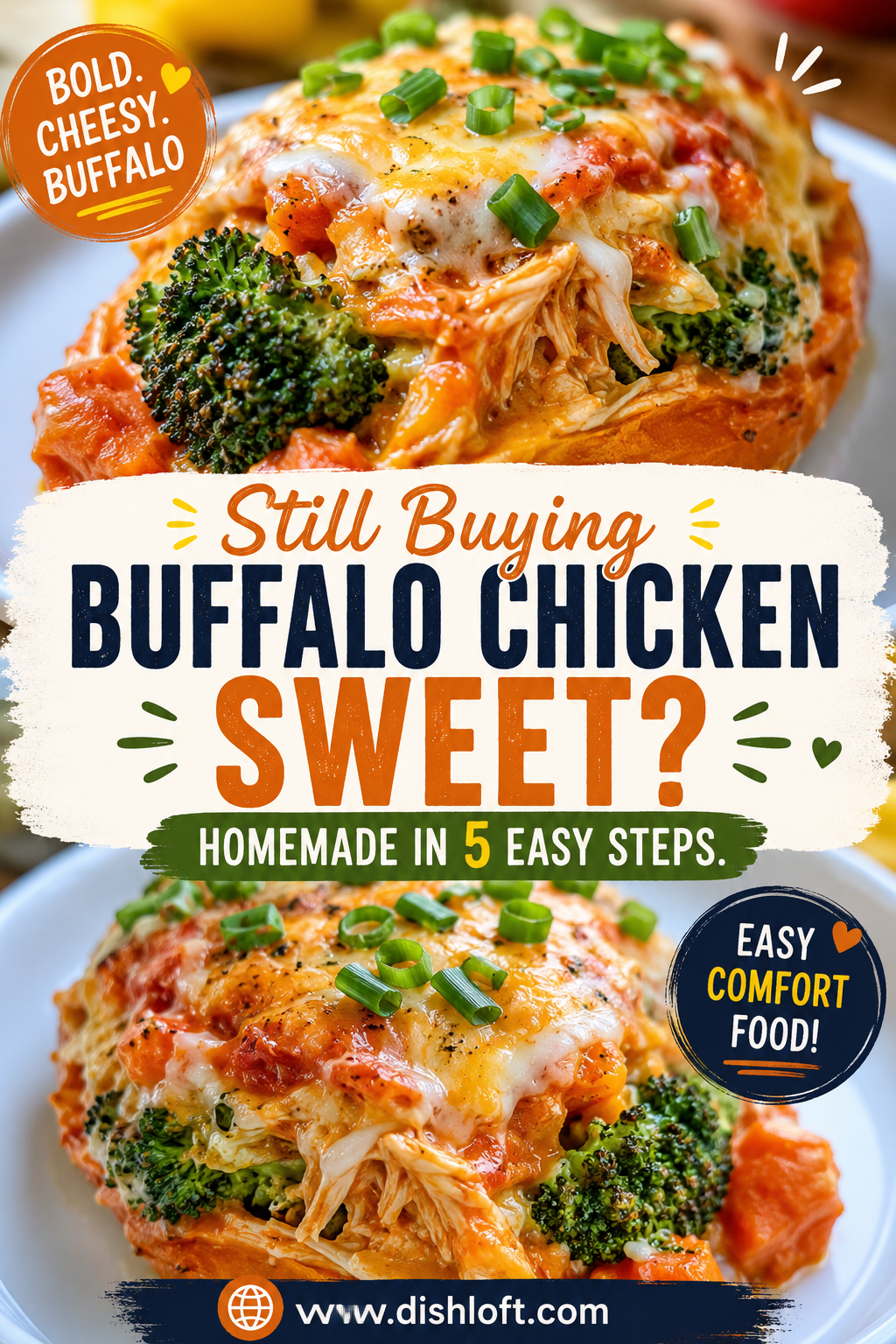 buffalo chicken sweet potato casserole