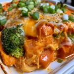 buffalo chicken sweet potato casserole