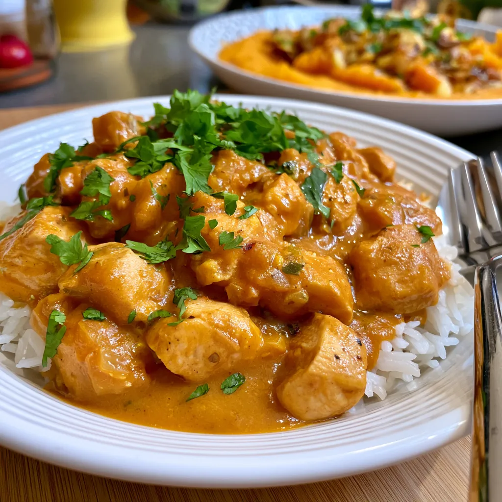 butter chicken pumpkin curry
