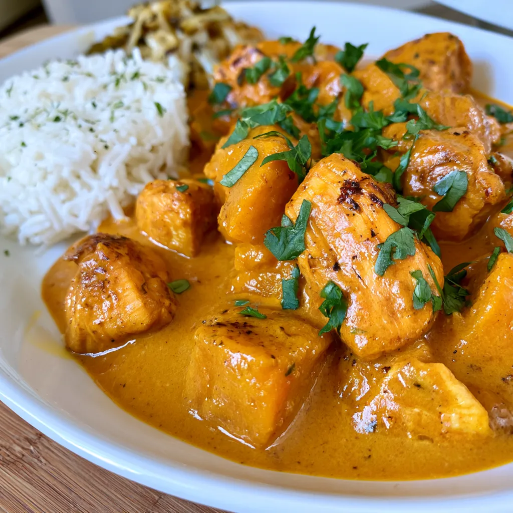 butter chicken pumpkin curry