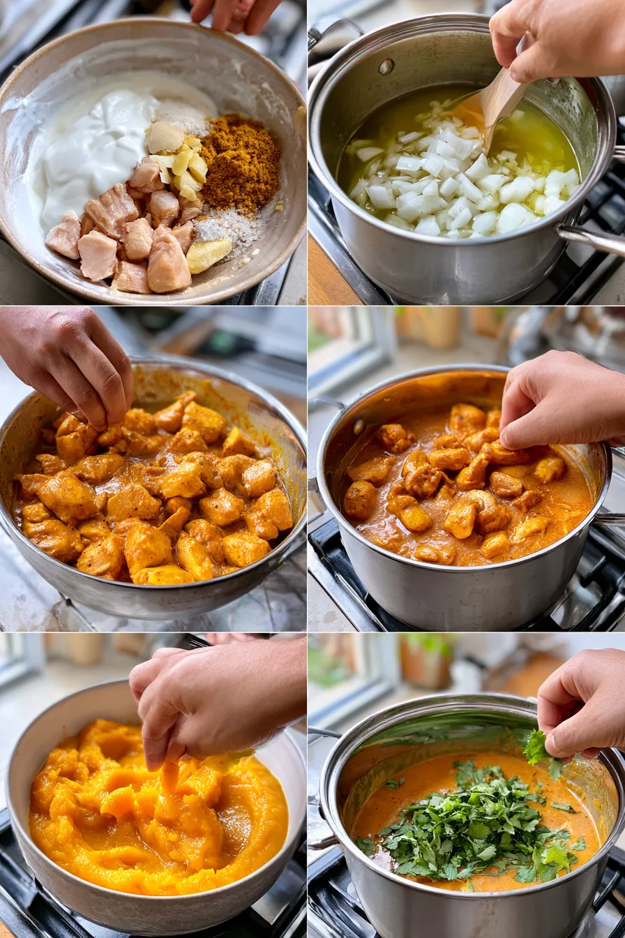 butter chicken pumpkin curry