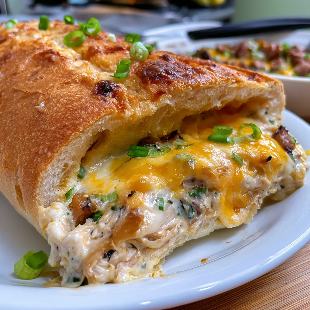 cheesy chicken bacon ranch sandwich
