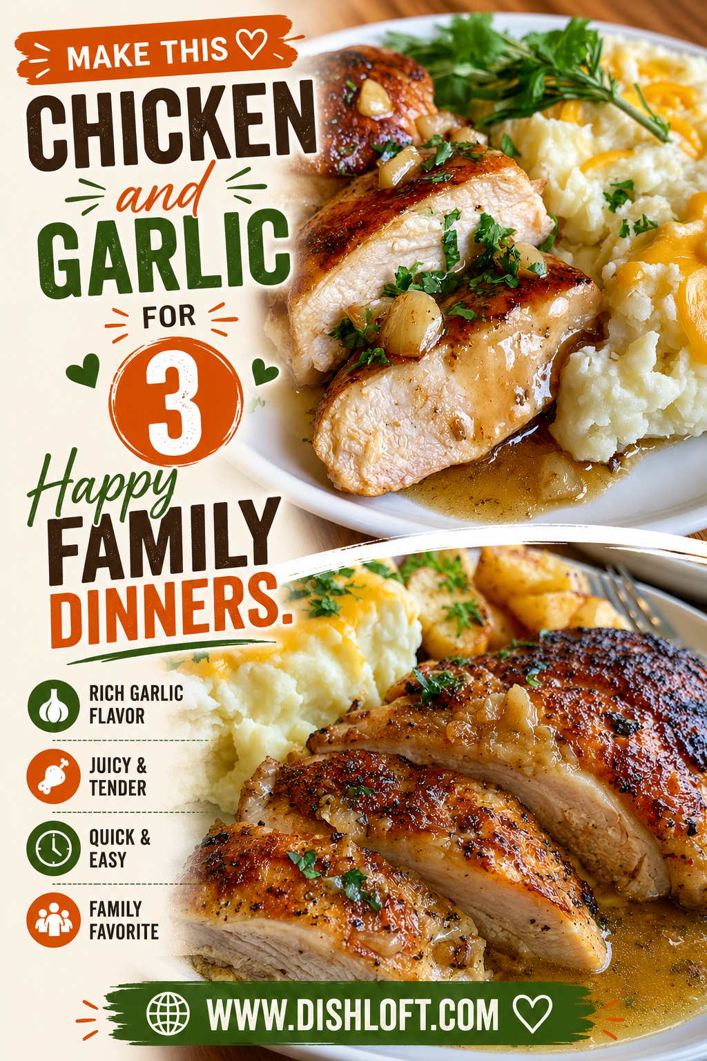 chicken and garlic