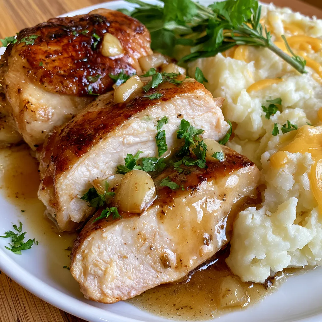 chicken and garlic