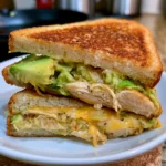 chicken avocado melt sandwich