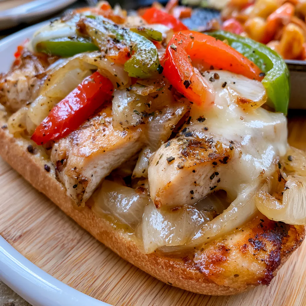 chicken cheesesteak skillet