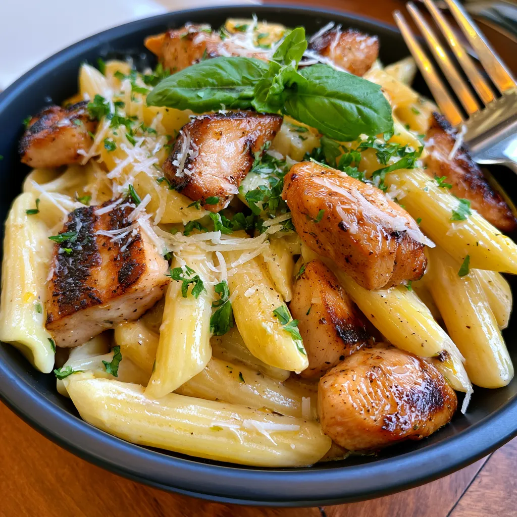 chicken garlic parmesan pasta