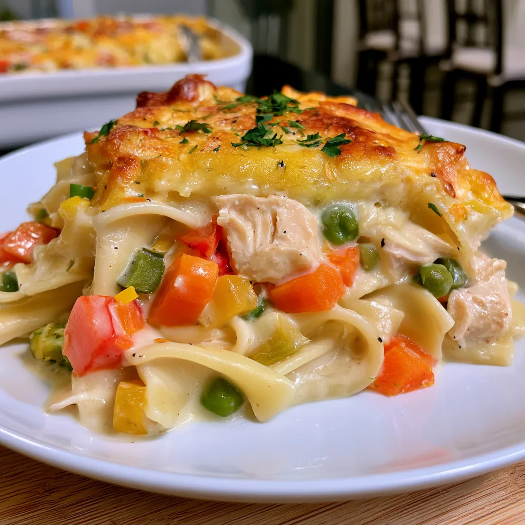 chicken noodle casserole