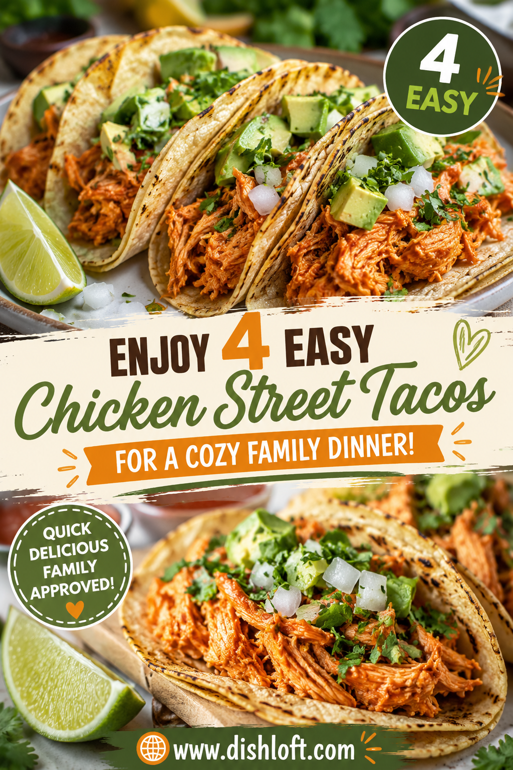 chicken street tacos
