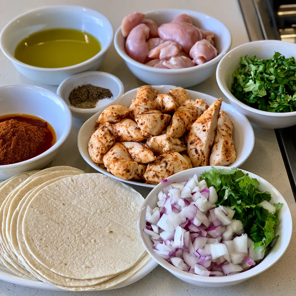 chicken street tacos