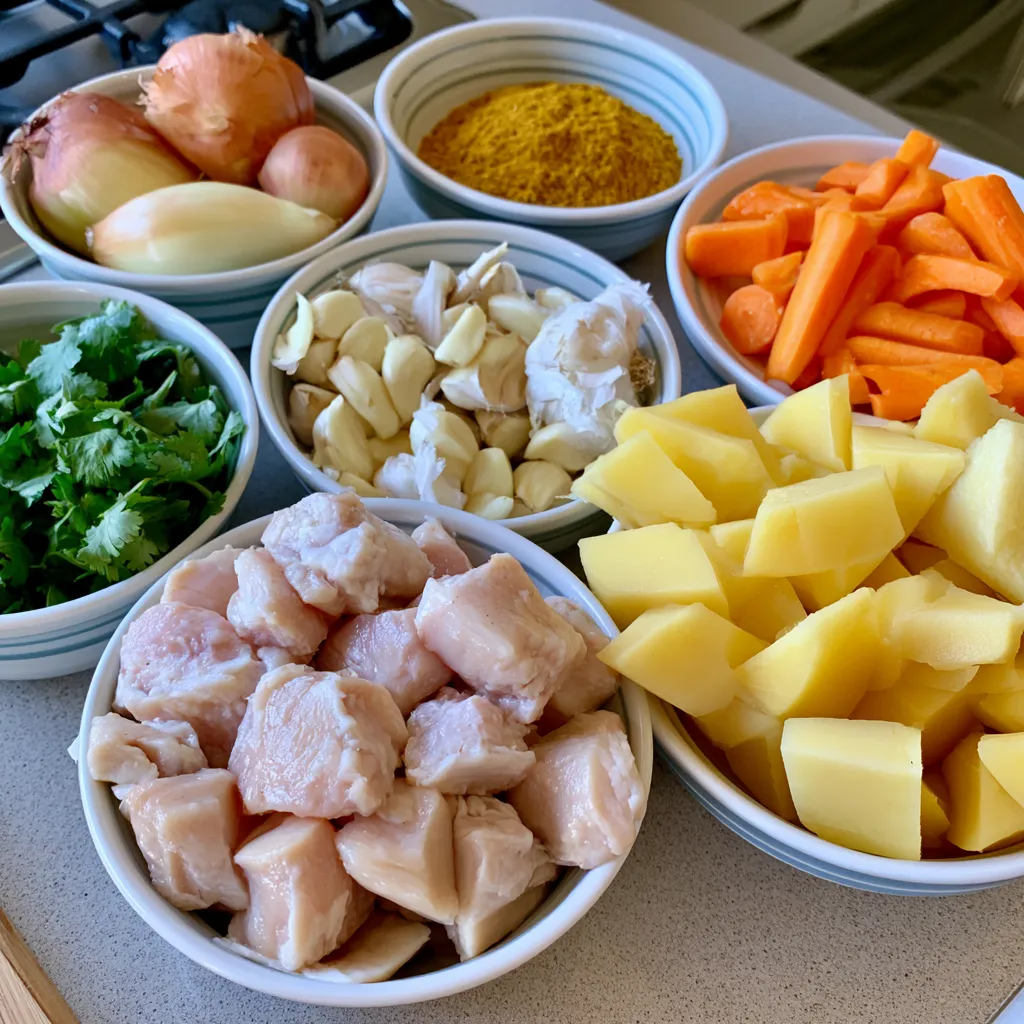 cozy curry chicken soup