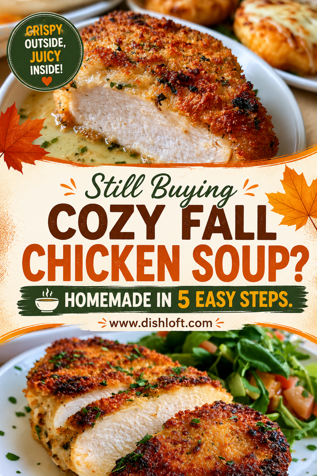 cozy fall chicken soup