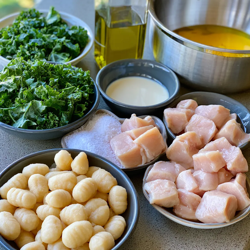 creamy chicken and gnocchi