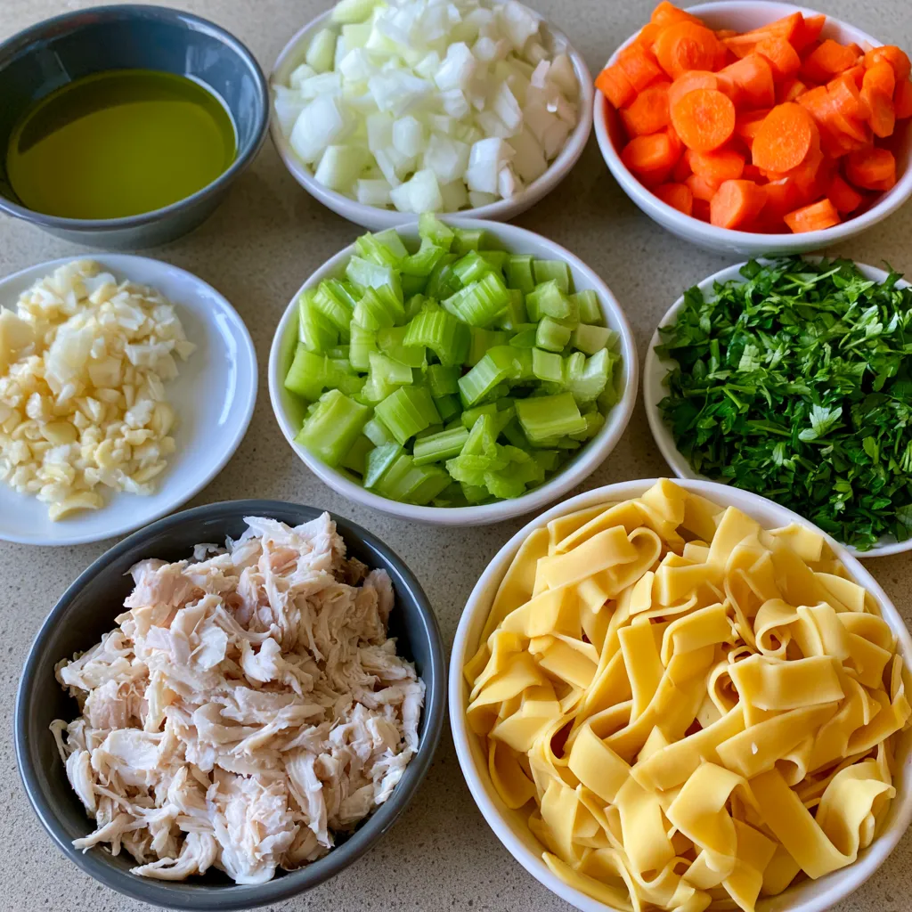 creamy chicken noodle soup
